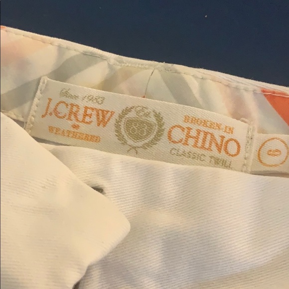 J.Crew white “Broken-In Chino” shorts - Picture 3 of 5